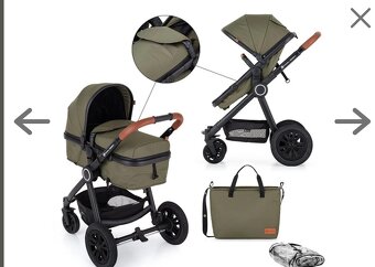 Petite&Mars Grand II 2v1 Black Olive a vajíčko Cybex Aton 5 - 5