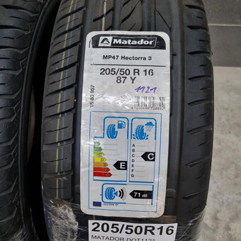 Letné pneumatiky 205/50 R16 MATADOR DOT1121 - 5