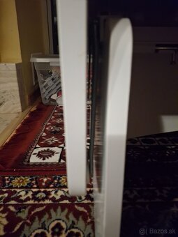 Detská drevená kolíska- biela farba - 5