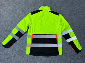 Pánska reflexná softshellová bunda CXS veľkosť L - 5