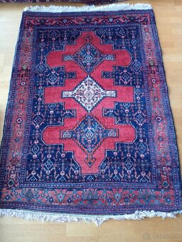 AKCIA⭐Perzský ručne viazaný koberec – Senneh (165 × 112 cm) - 5