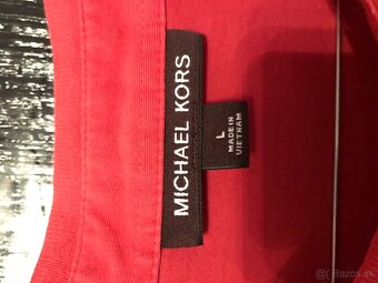MICHAEL KORS originál lososové pánske polotricko L/XL - 5