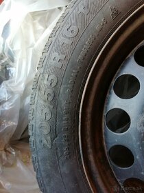 Plechove disky+zimné pneu. Fiat Croma,Opel 5x110 r16 - 5