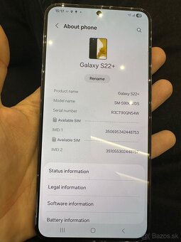 Samsung Galaxy S22 Plus 256GB Čierny - 5