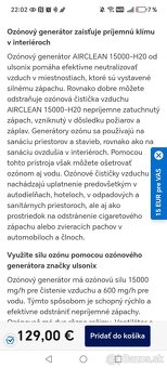 Ozonový generátor s vodovodnou prípojkou - 5