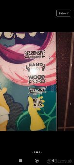 Snowboard detsky BEANY "100" + topánky zn. Reaper veľ.33 - 5