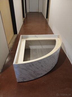 Dreveny kvetináč do rohu - 5