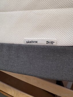 Ikea manželská posteľ s matracom 160x200 - 5