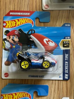 Hot wheels autíčka nové neotvorené 5 kusov (h) Super Mario - 5