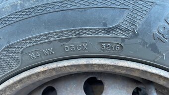 Zimné pneu 185/65 R15 na plechových diskoch 4x108 - 5
