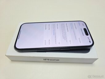 APPLE IPHONE 16 128GB BLACK,BATERKA 100%,ZÁRUKA - 5