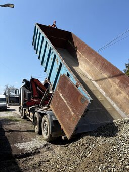 Autodoprava s hydraulickou rukou 19m-Sklápač-Kontajner 3in1 - 5