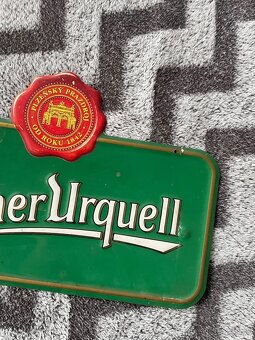 Pilsner Urquell - plechová tabuľa - 5