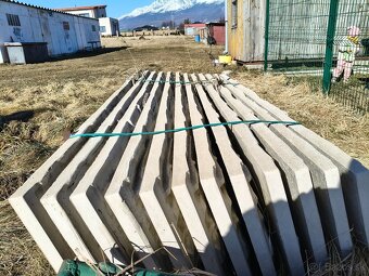 Betónový plot so stĺpikmi - 5