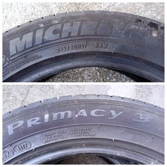 215 55 R17 Letné 4ks Michelin Primacy 3 - 5