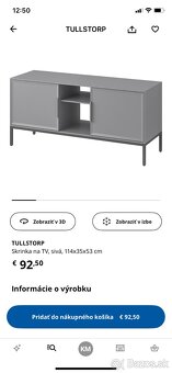 Ikea skrinka pod tv TULLSTORP - 5