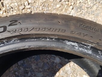 255/35 r18 letné pneumatiky 2ks Hankook DOT2016 - 5