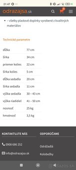 Odrážadlo puky s kosikom a stojanom - 5