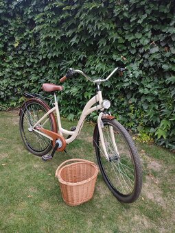 Predám mestský retro bicykel Goetze s prúteným košíkom - 5