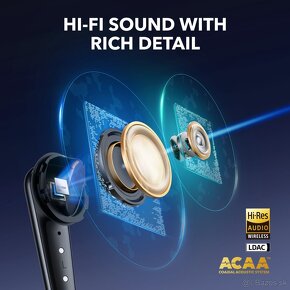 Špičkové TOP SoudCore Liberty 4 Pro TWS LDAC ANC 3.0, H30i - 5