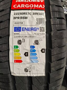 Elektróny 5x120 R17 +  215/60 R17C - 5