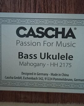 Predam el.ak. BAS ukulele Cascha HH2175 + puzdro. - 5