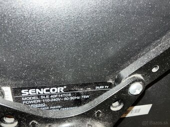 Predám televízor Sencor 40” 102cm - 5