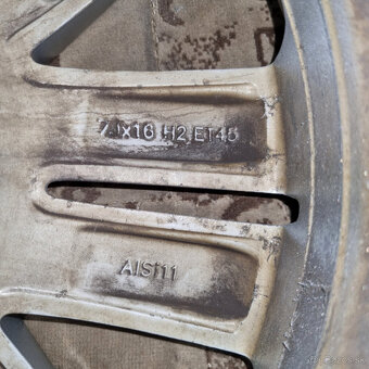 Hliníkové Volkswagen disky 5x112 R16 7J ET45 - 5