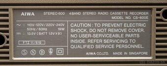 AIWA CS 600 - 5