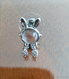 Náušnice s opálom v tvare ZAJAČIK_NOVÉ_za_2,00e - 5