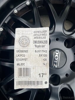 Dotz 17” 5x120 Mugello Dark BMW E39 - 5