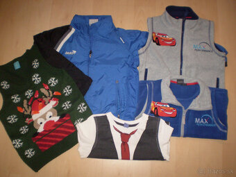 Bundy, teplaky, trička...BALIK v.122/128 - 5