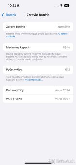 iPhone 15 pro 512GB, farba titan V záruke - 5