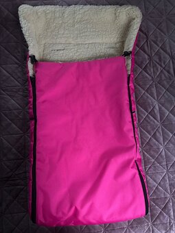 Predám fusák – ružový, teplý, s umelou ovčou vlnou - 5