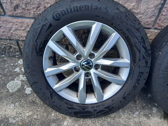 Predám originál VW 16" Al disky  s pneu 215/60 R16 - 5