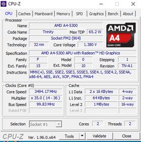 MB+CPU Asus F2A55-M LK2 PLUS A4-5300 + 4GB RAM + HDD - 5