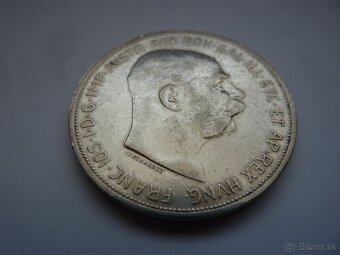 R-U vzácnejšia 5 koruna 1909 Schwartz vo veľmi peknom stave - 5