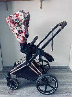 Športový kočík Cybex priam Spring blossom s príslušenstvom - 5