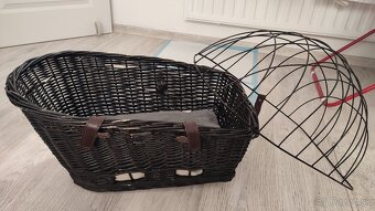Košik pre zvierata + zadny nosič na bicykel - 5