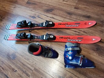 Atomic 110cm + lyžiarky 25 cm - 5