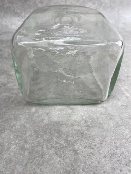 Ľudová hranatá fľaša na pálenku plosk 1L - 5