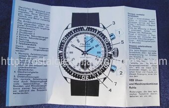 mechanické náramkové hodinky RUHLA vintage - 5