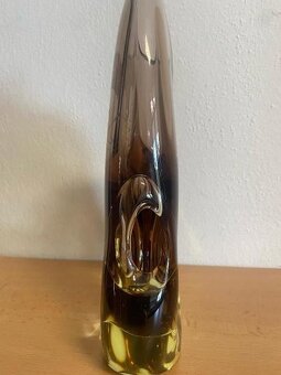 Váza z hutného skla. - 5