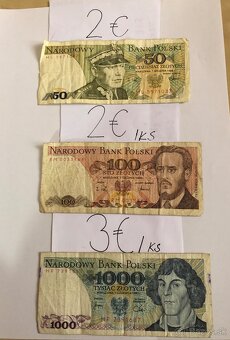 Staré bankovky 1 - 5