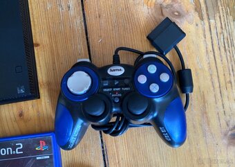 Herná konzola - Sony PlayStation 2 PS2 + 2 hry 1x ovládač - 5