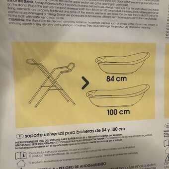 Detská vanička Keeeper 100cm a úplne nový stojan - 5