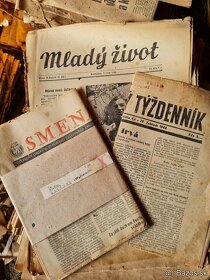 Staré noviny predvojnove vojnove - 5