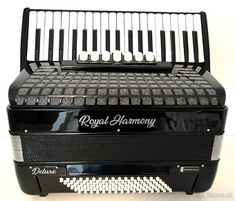 Predám nový akordeón Roayl HARMONY DE LUXE 96 basový - 5