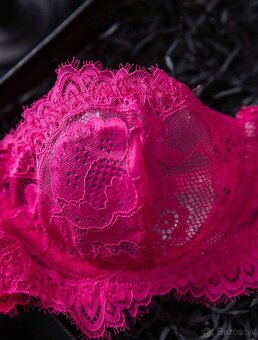 Súprava spodnej bielizne v trendy Magentovej farbe - 5