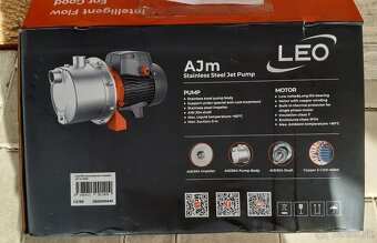 nerezové samonasávacie čerpadlo JET 230V 0,75kW - 5